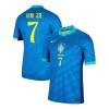 Camiseta de fútbol Brasil Vini JR 7 Segunda Equipación 2024 - Hombre